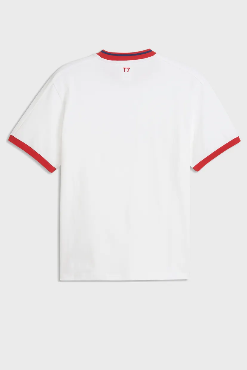 Мужская белая футболка T7 Ringer Tee Men 5