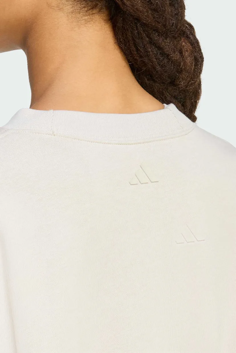 Жіночий бежевий світшот Seasonal Essentials Colorpop with Embroidered Graphic 5