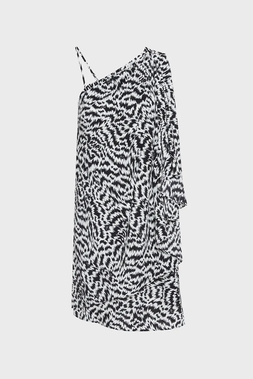 Женское платье с узором PRINTED ASYMMETRICAL 5