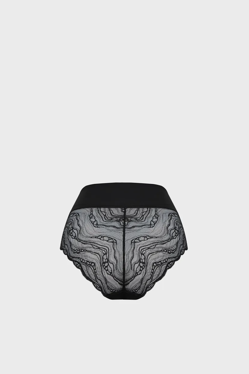 Женские черные трусики BIKINI 10
