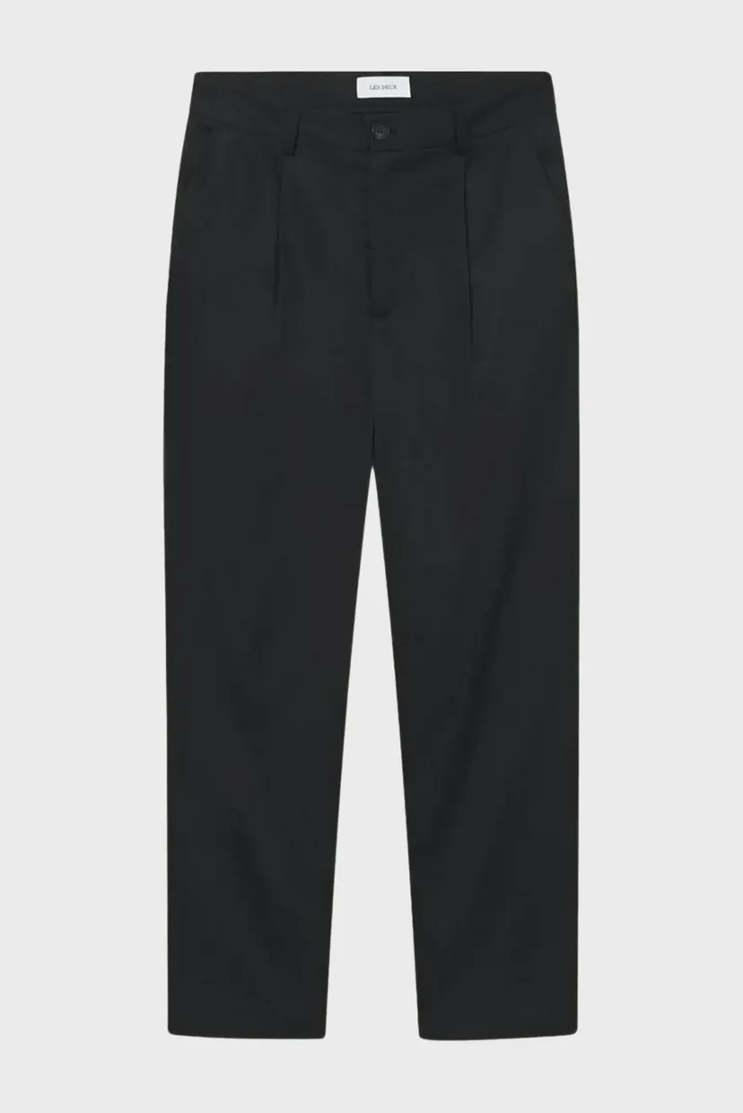 Чоловічі чорні брюки Randall Pleated Twill 4