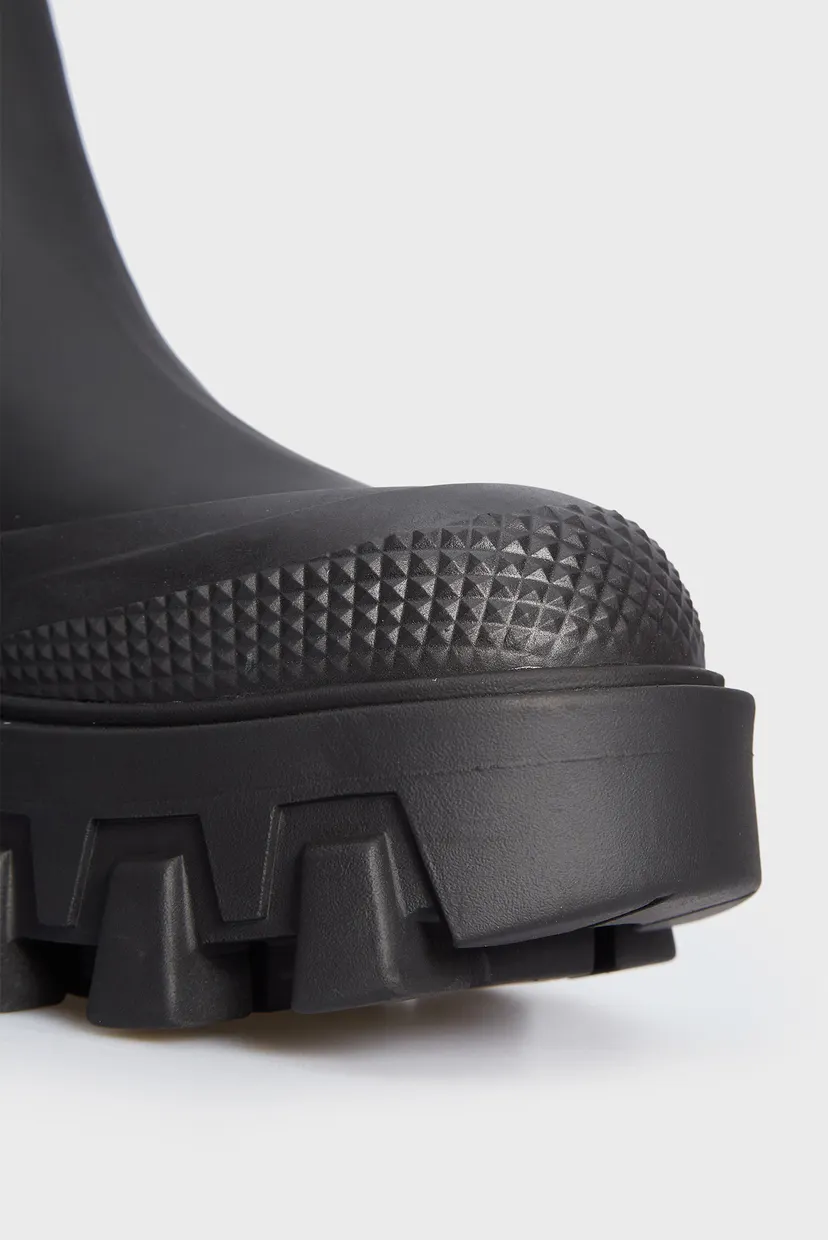 Жіночі чорні челсі TJW RUBBER RAIN BOOT 4