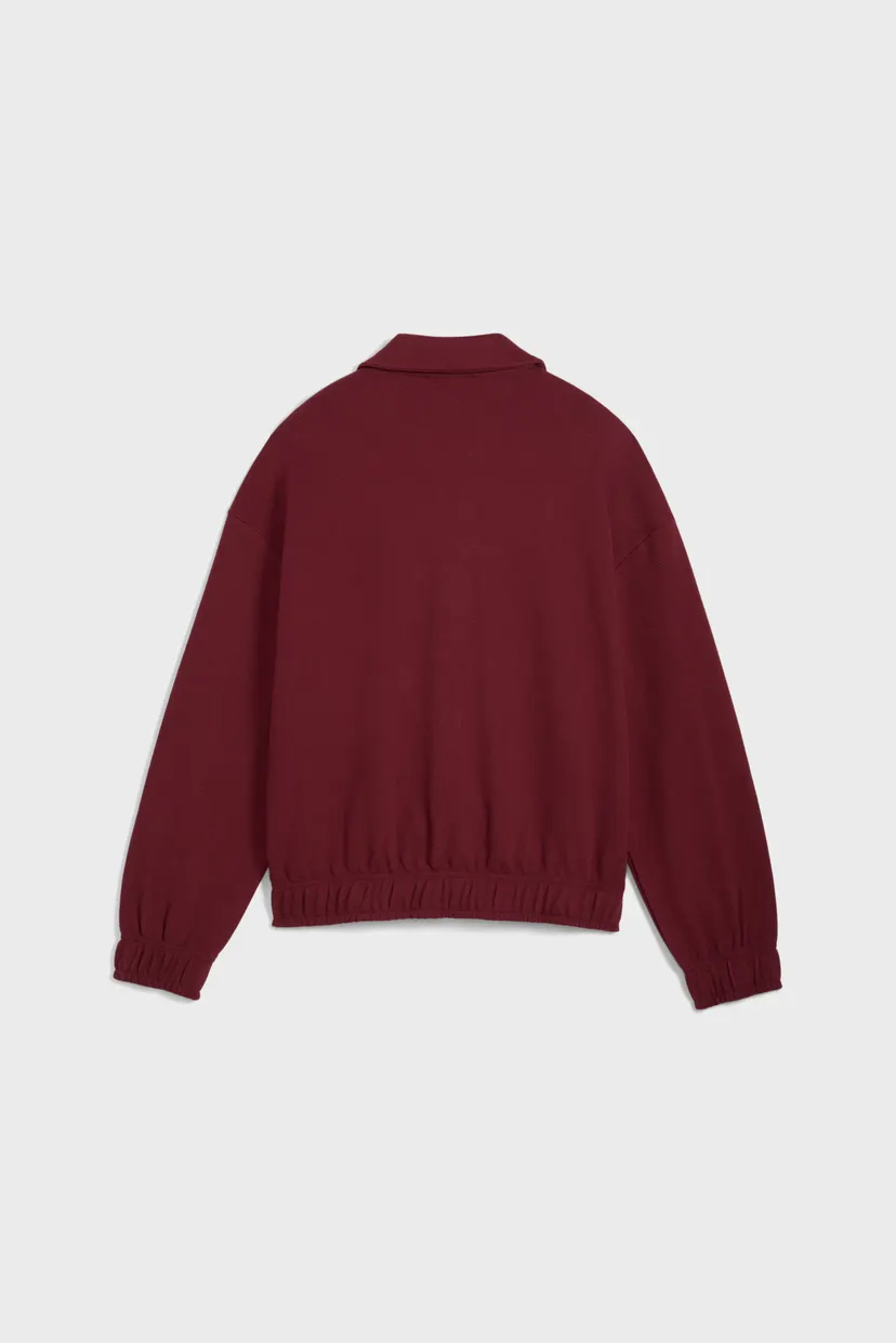Женская бордовая спортивная кофта T7 Relaxed Track Jacket Women 7