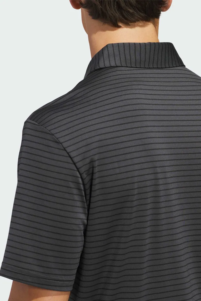 Мужское темно-серое поло в полоску PERFORMANCE TWO-COLOR STRIPE 5