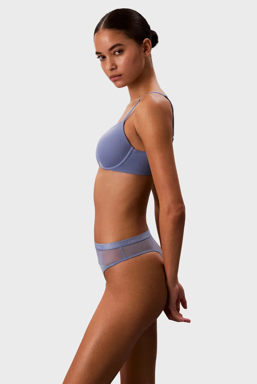 Жіночі сині трусики THONG 3
