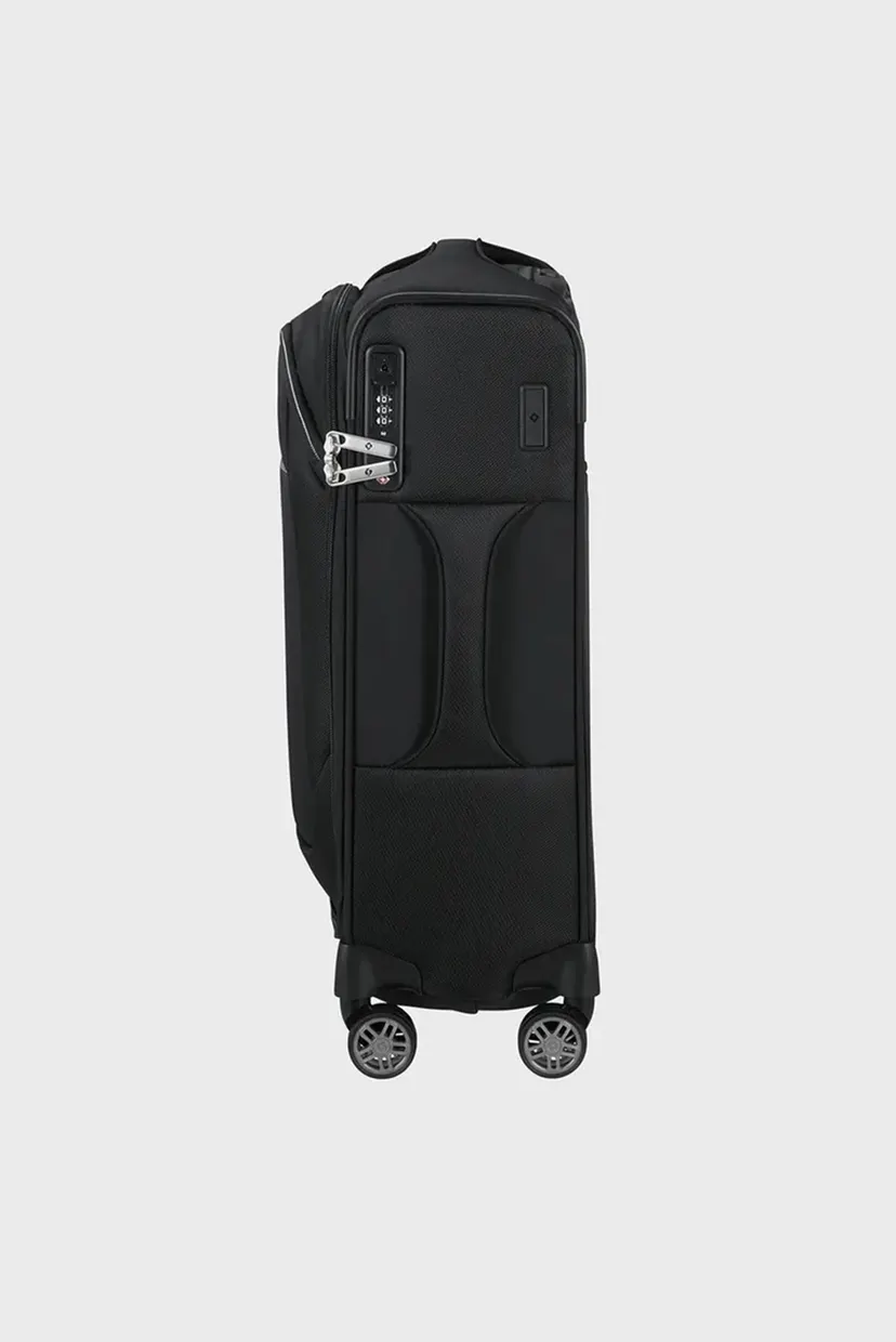 Чорна валіза 55 см RE-LITE BLACK 3