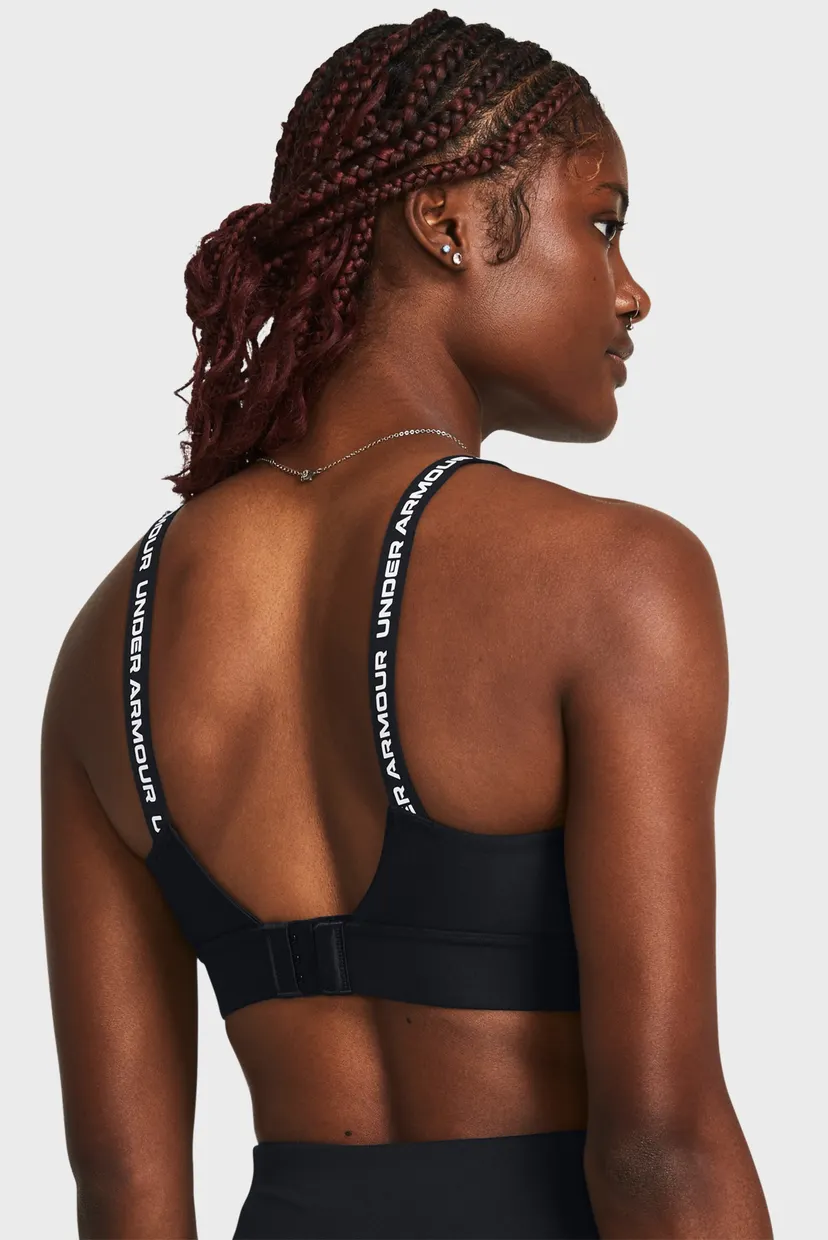 Женский черный топ UA Infinity Mid 2.0 Bra 3