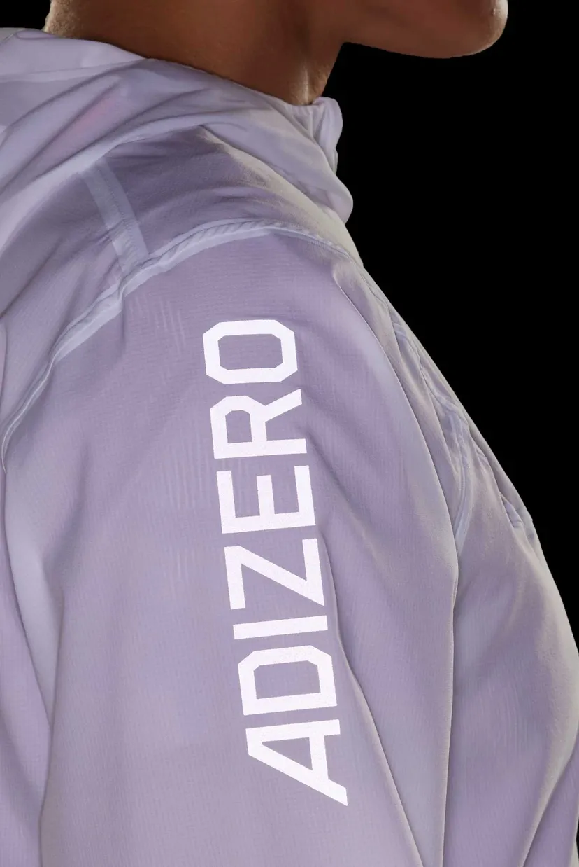 Женская белая ветровка Adizero Running Lightweight 6