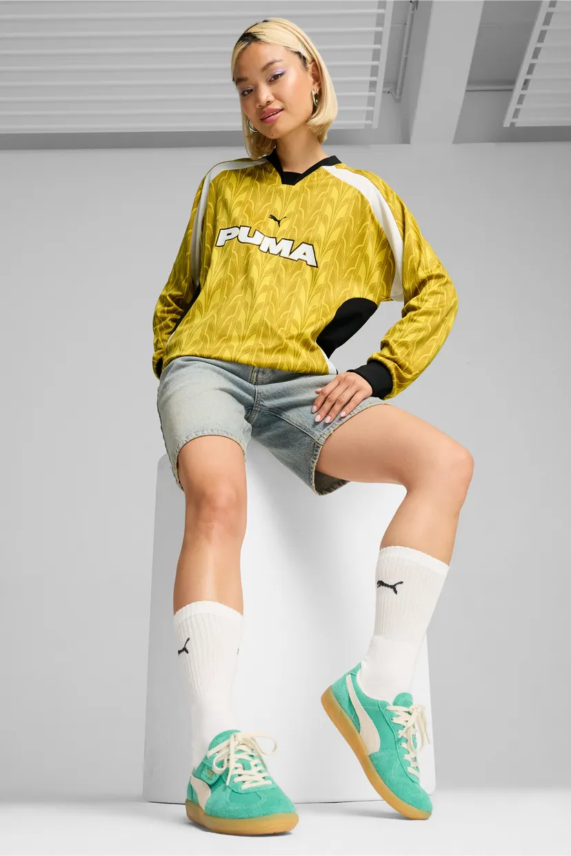 Желтый лонгслив Long Sleeve Football Jersey Unisex (унисекс) PUMA