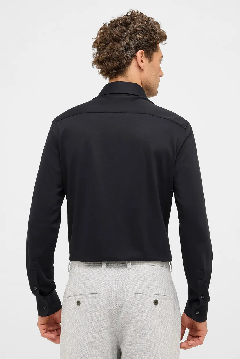 Чоловіча чорна сорочка SLIM FIT 3