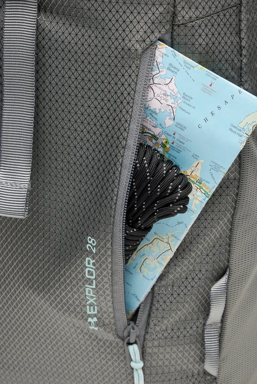 Сірий рюкзак UA Explor Backpack 6