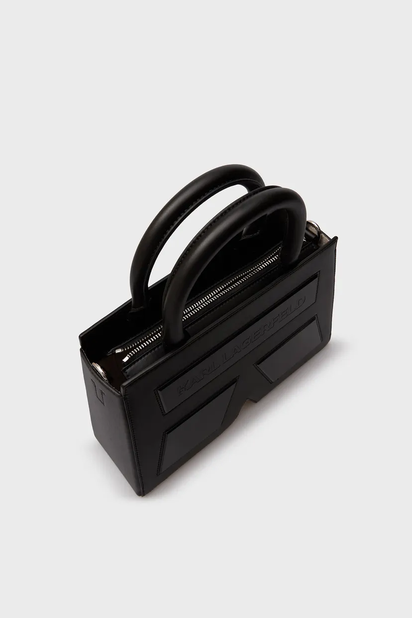Жіноча чорна сумка IKON K TOP HANDLE LEATHER 6