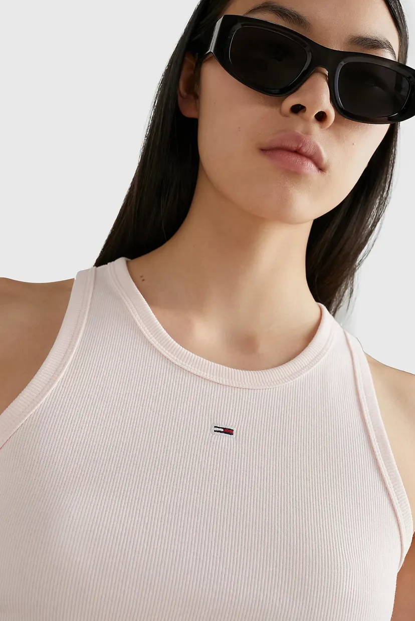 Женское пудровое платье TJW ESSENTIAL RIB TANK BODYCON 4