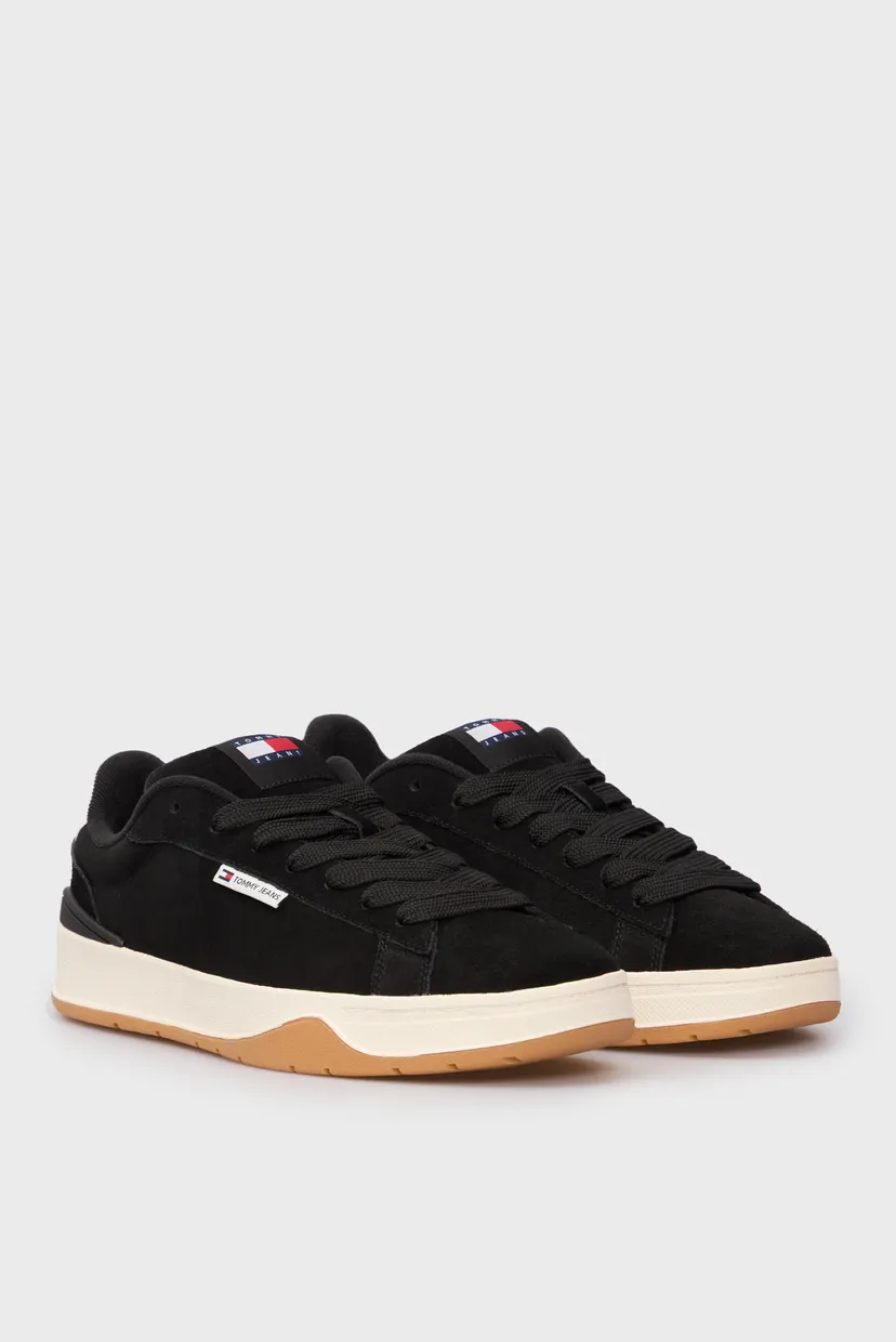Чоловічі чорні замшеві снікерси SKATE Tommy Jeans EM0EM01503 — MD