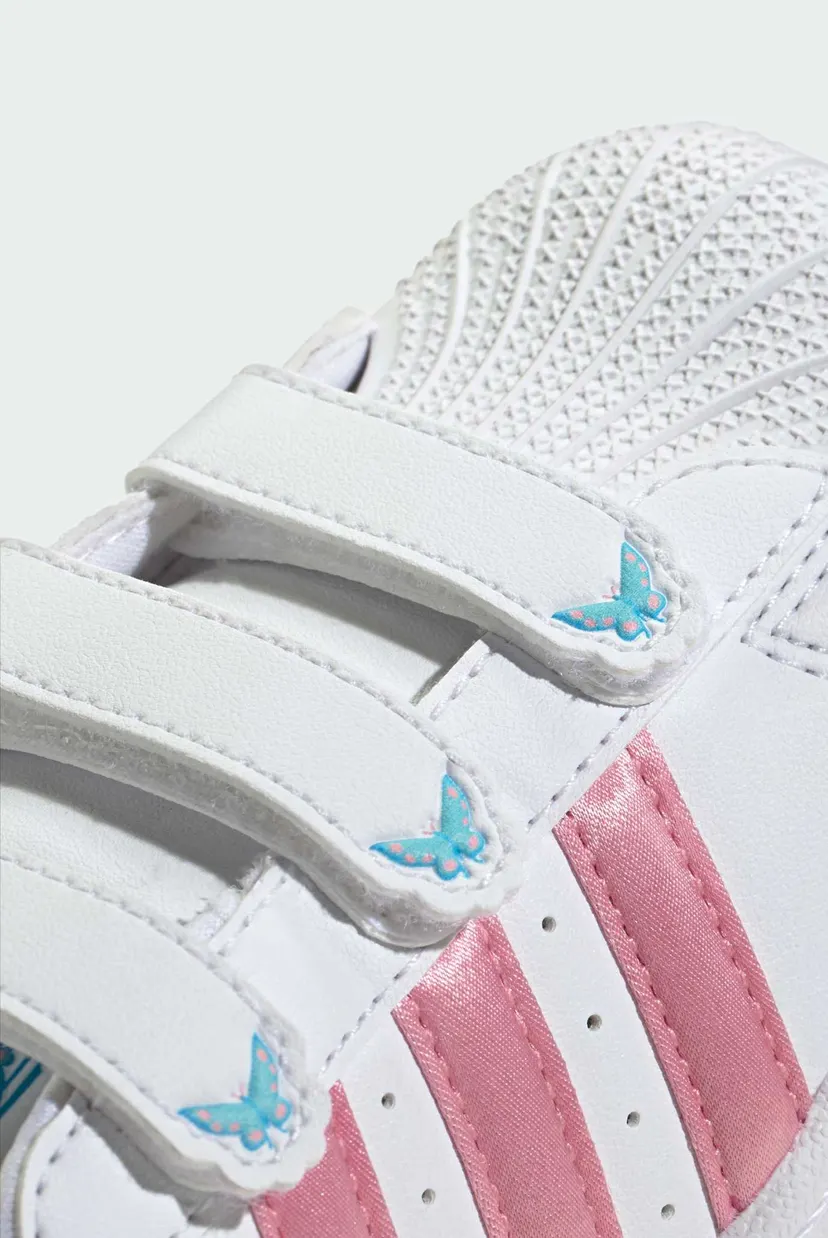 Детские белые сникерсы Adidas Disney Superstar II 8