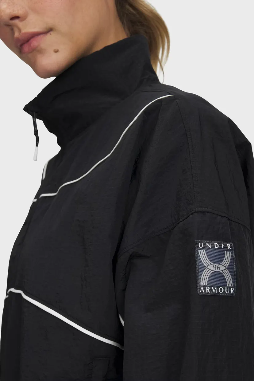 Жіночий чорний анорак UA Run 96 Jacket 3
