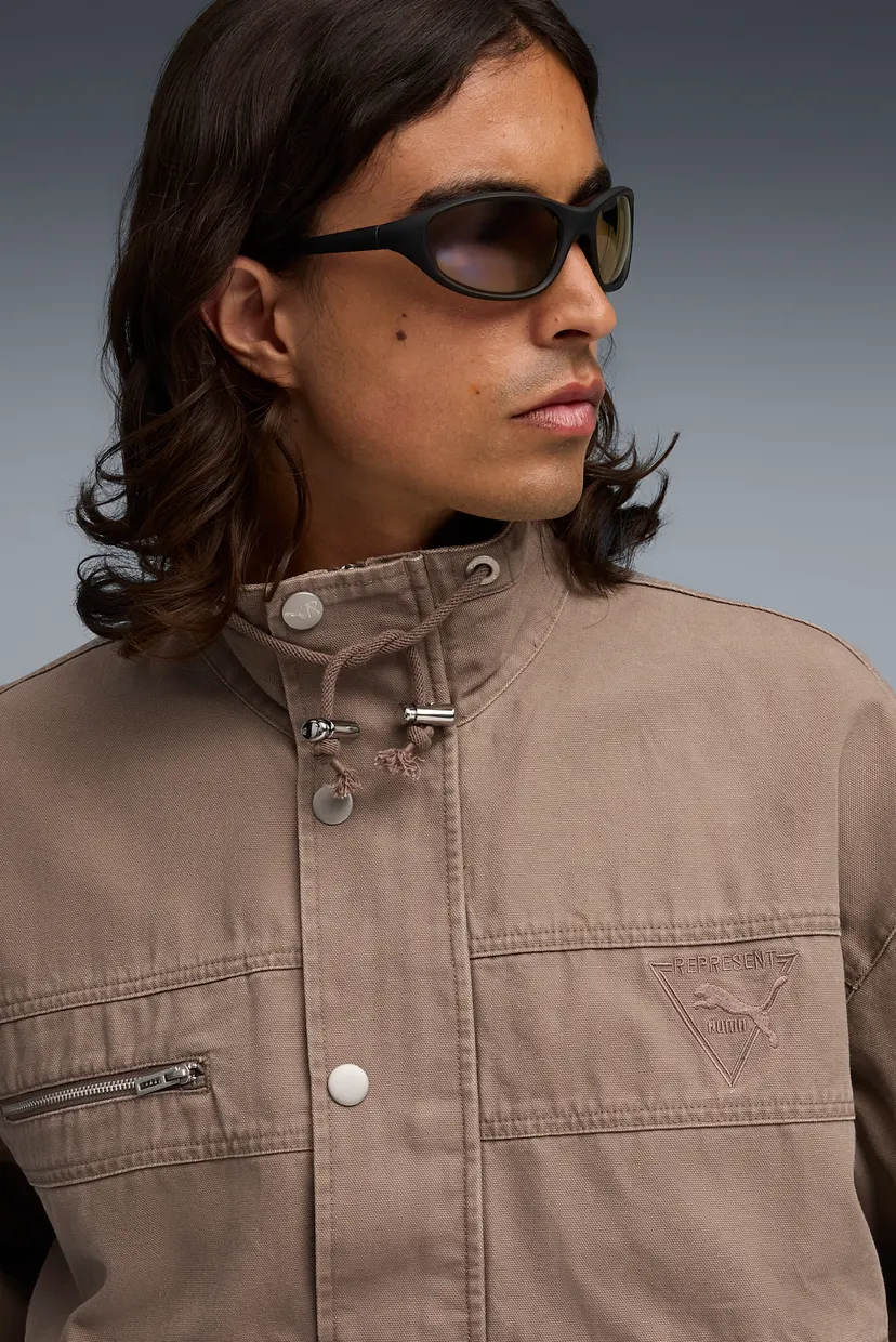 Мужской коричневый анорак PUMA x REPRESENT Jacket Men 4