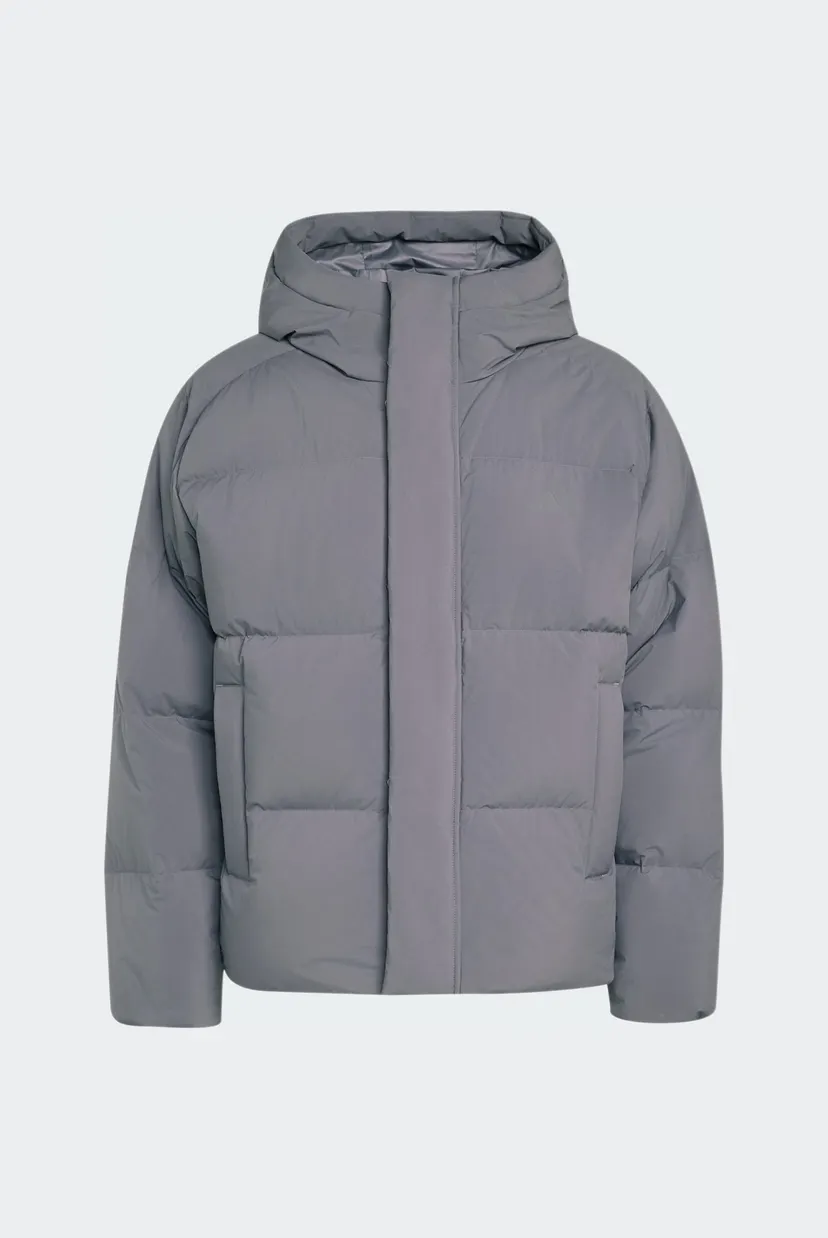 Мужской серый пуховик HELIONIC DOWN PUFFER HOODED 6