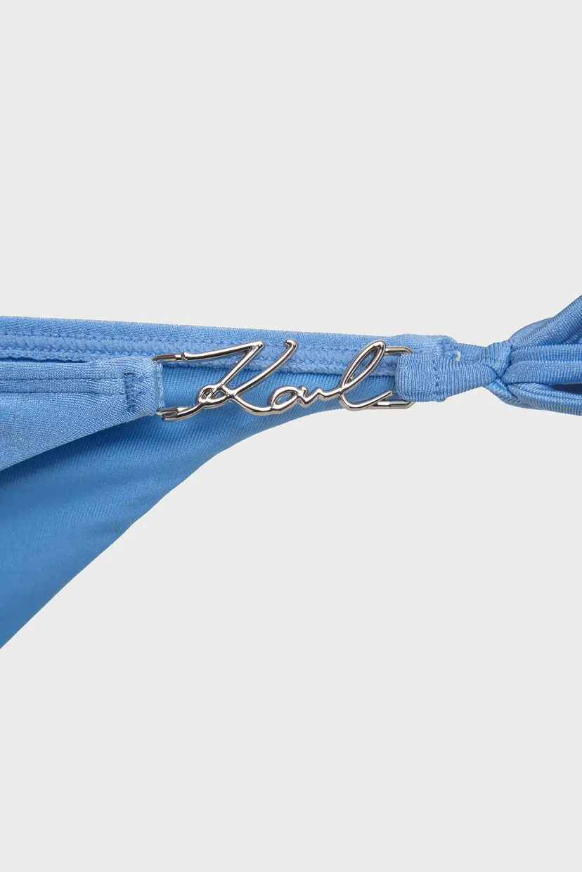 Женские голубые трусики от купальника KARL CHEEKY TANGA 5