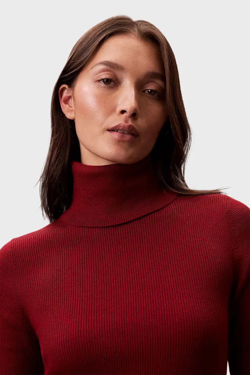 Женский красный гольф LABEL 5