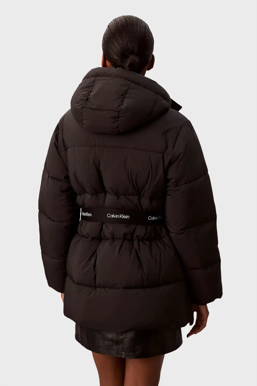 Жіноча чорна куртка PUFFER 4
