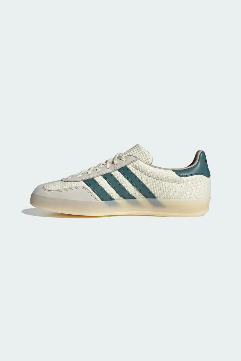 Мужские белые сникерсы Gazelle Indoor 6