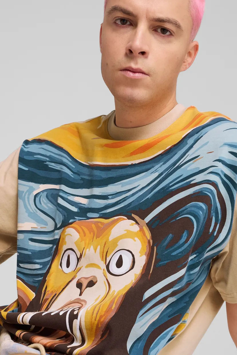 Чоловіча бежева футболка Dylan Exhibit Basketball Tee Men 6