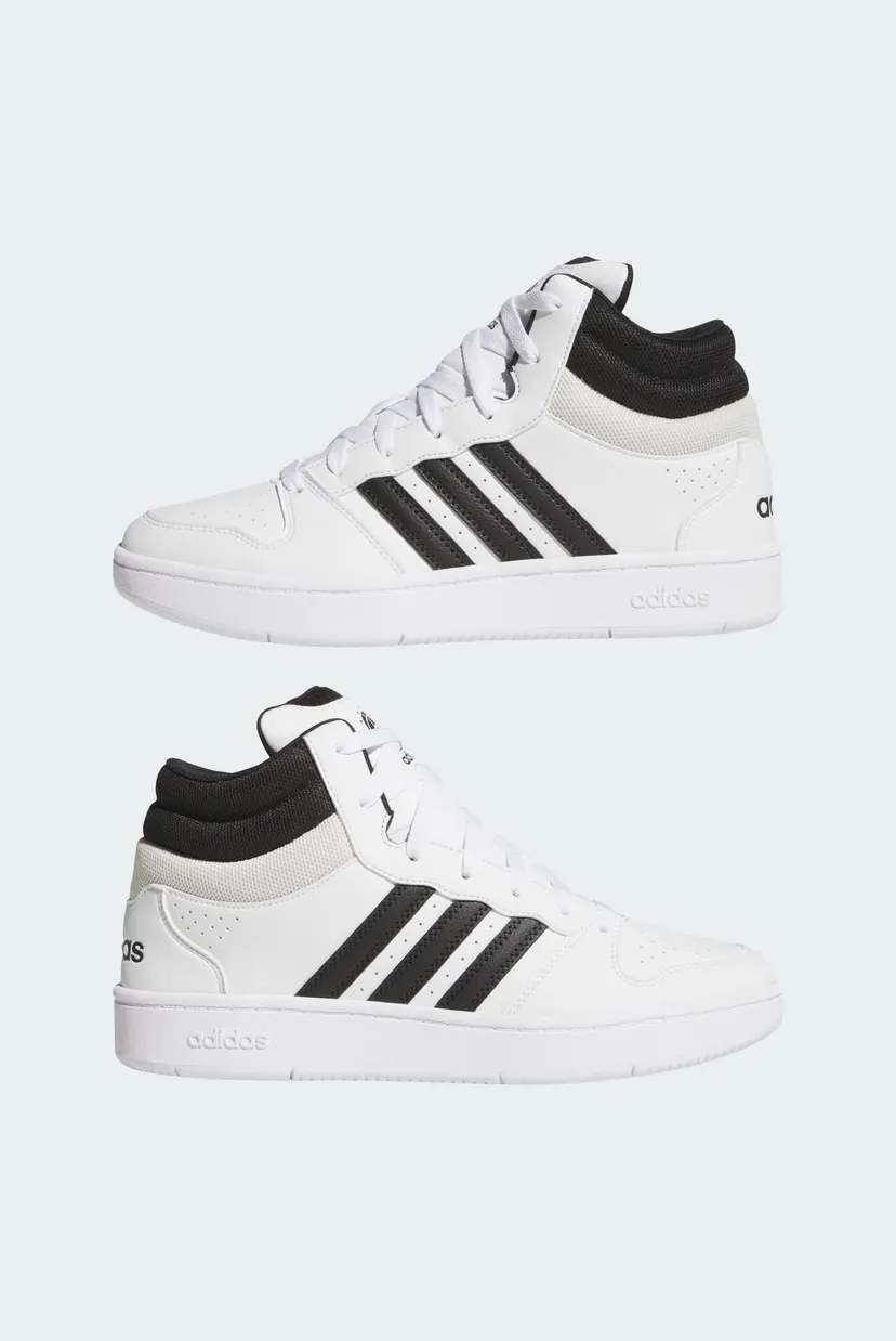 Белые кроссовки HOOPS MID CLASSIC 7