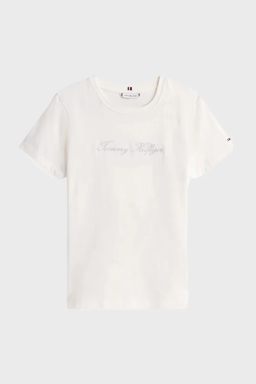 Женская белая футболка LUREX SCRIPT 5