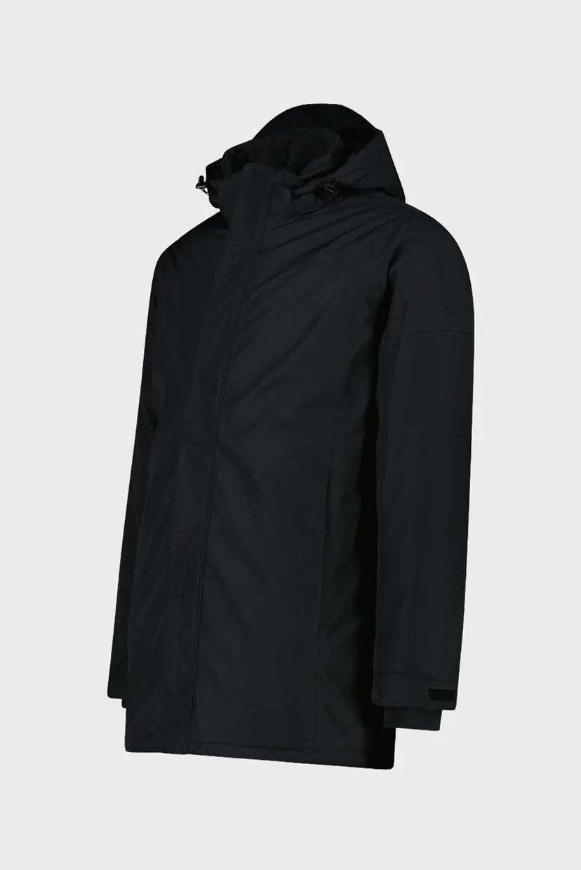 Мужская черная парка ZIP HOOD FEEL WARM 3