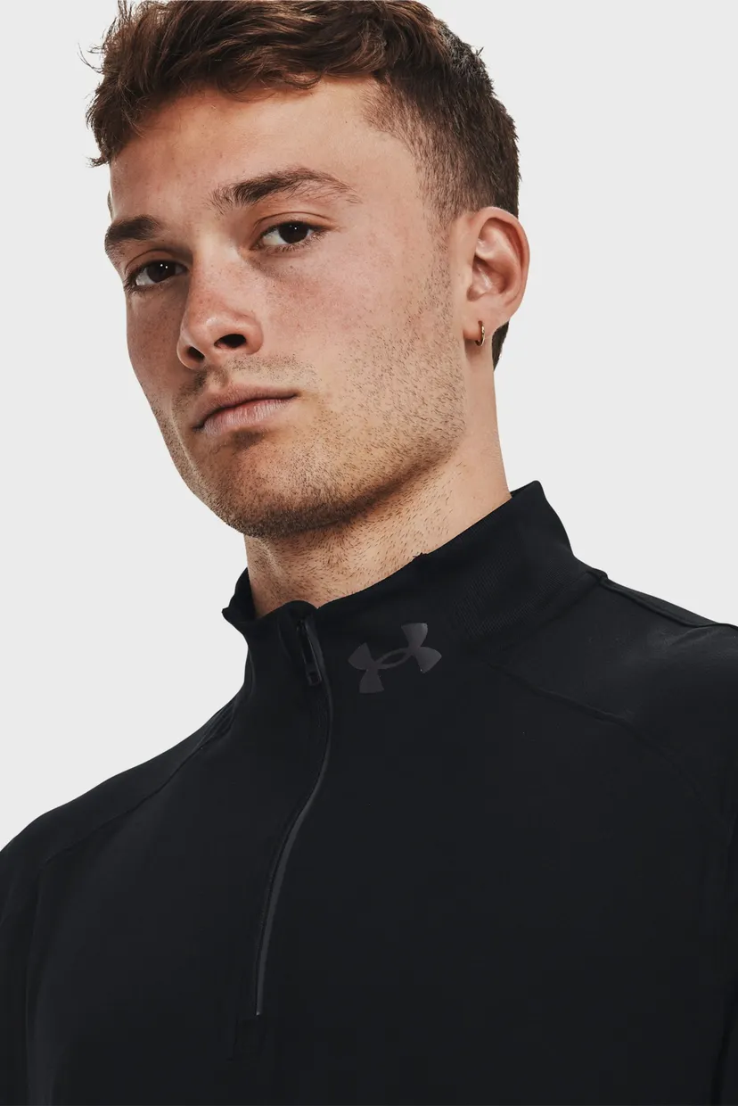 Чоловіча чорна спортивна кофта QUALIFIER RUN 1/4 ZIP 5