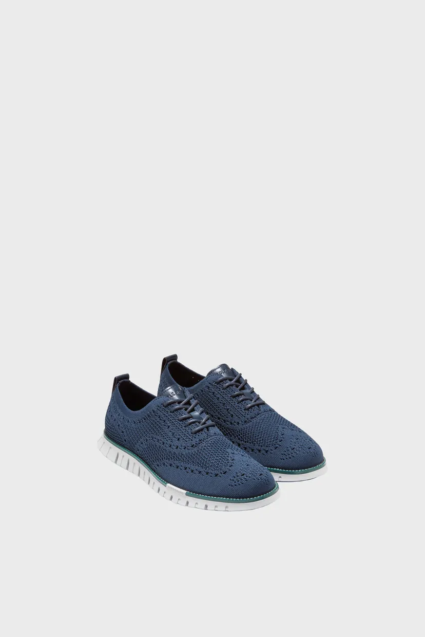 Мужские синие кроссовки ZERØGRAND Remastered Stitchlite Wingtip Oxford 5