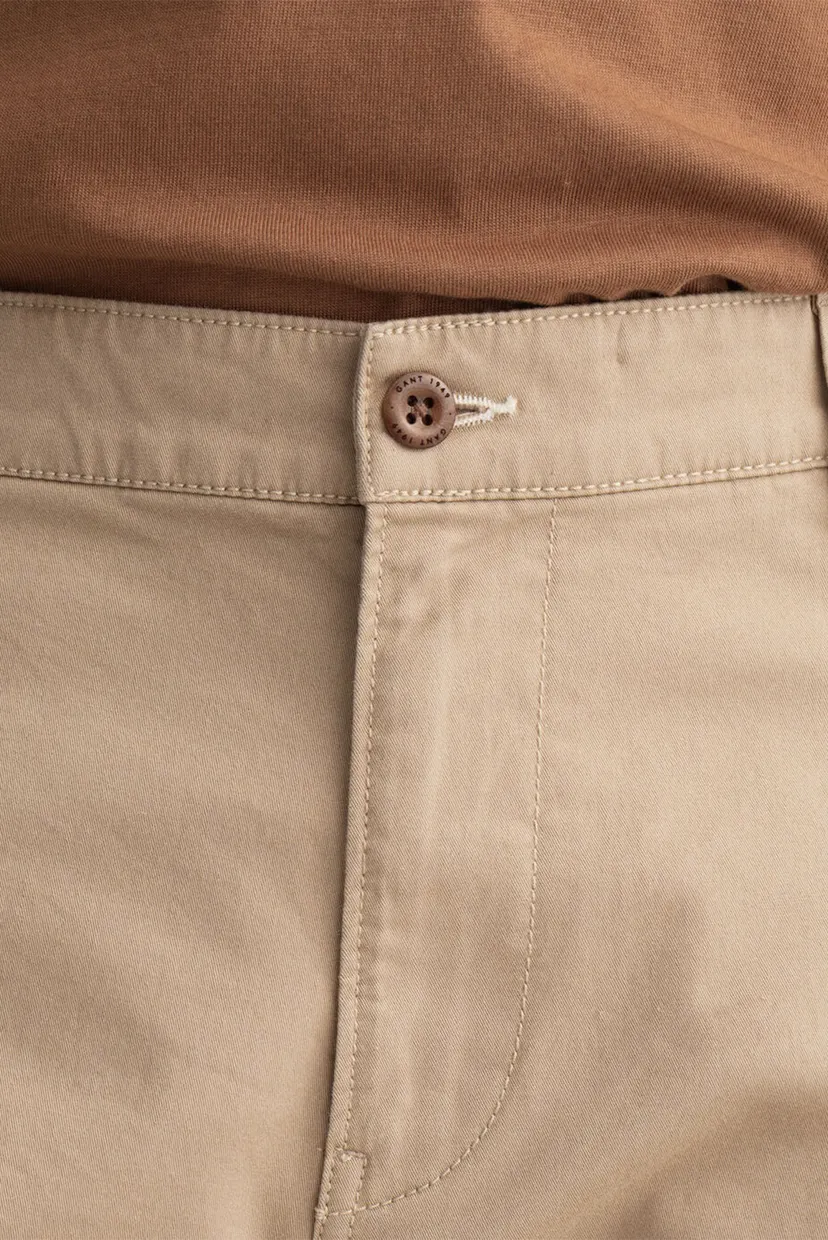 Мужские бежевые шорты RELAXED TWILL CARGO 6