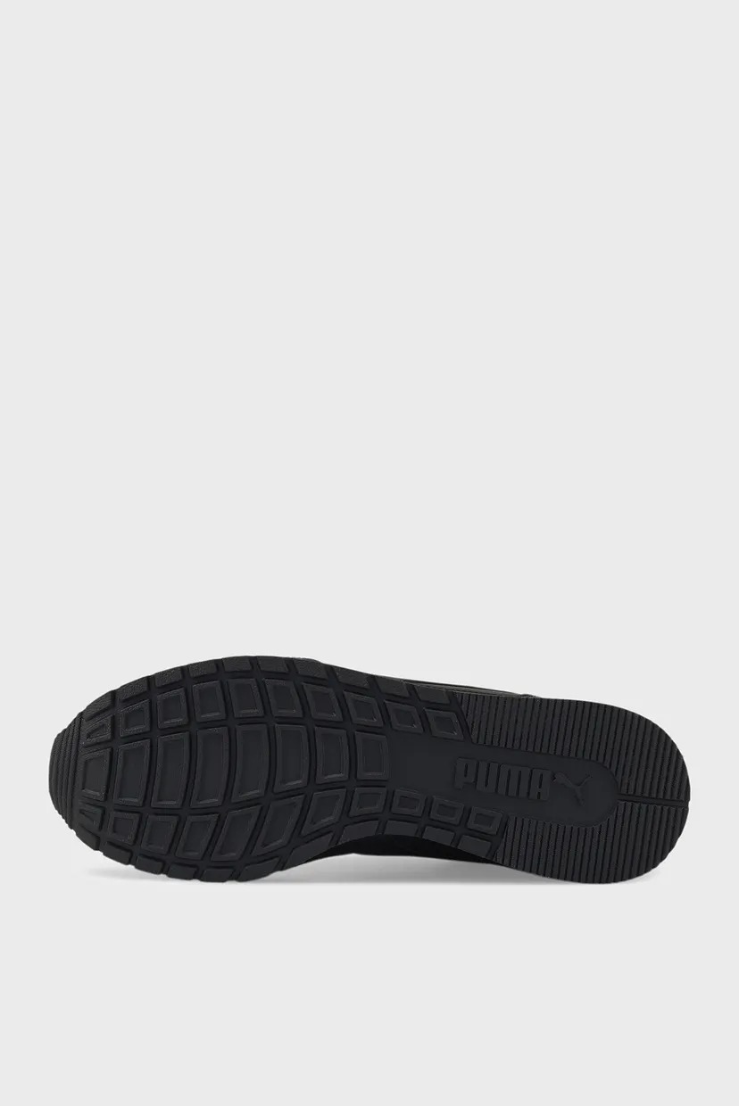 Черные кожаные кроссовки ST Runner v3 L Trainers 4