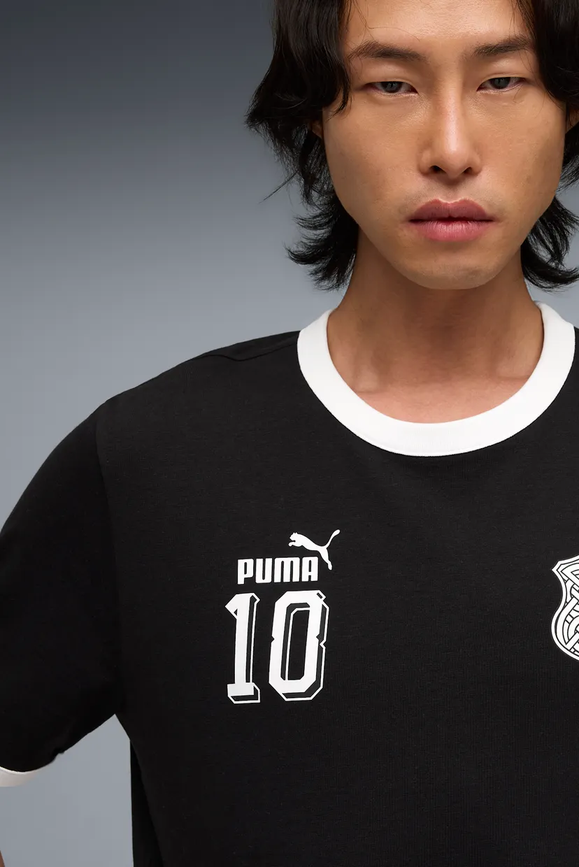 Чорна футболка FUTURE.PUMA.ARCHIVE Ringer Tee Unisex (унісекс) 5