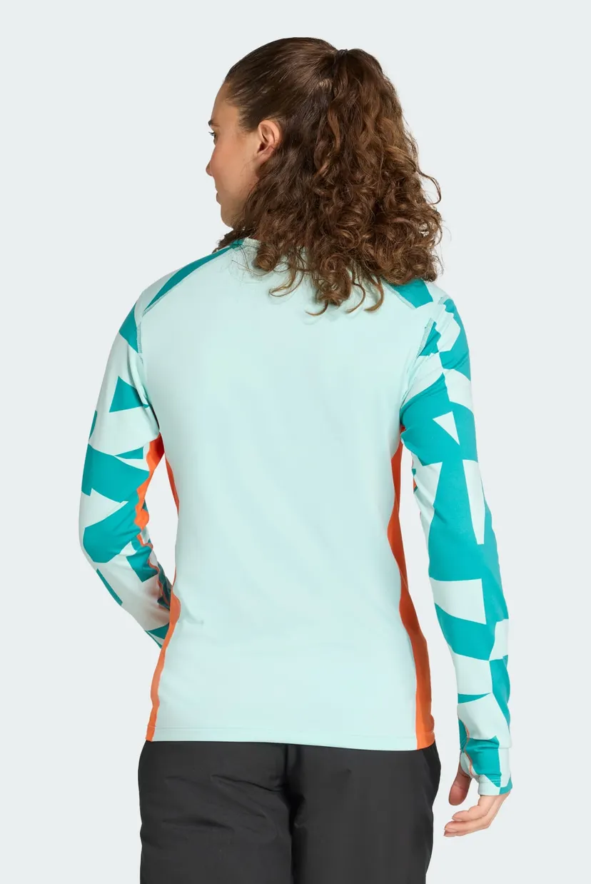 Женский лонгслив с узором Multi Synthetic Base Layer 3