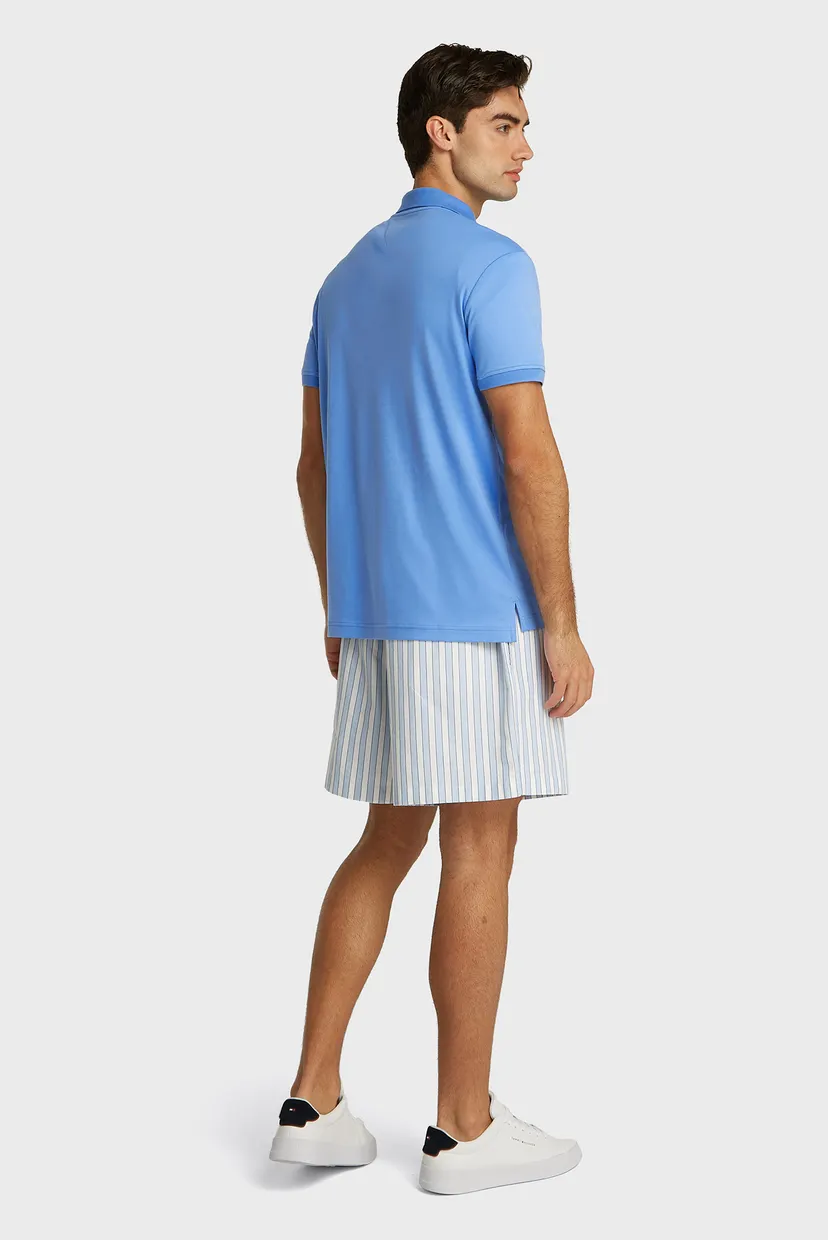 Чоловіче блакитне поло INTERLOCK PLACKET 3