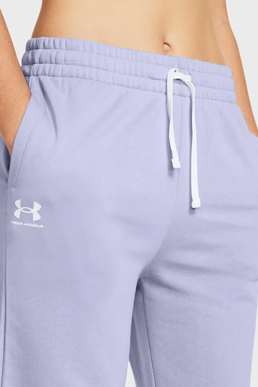 Жіночі бузкові спортивні штани UA Rival Terry Jogger 4