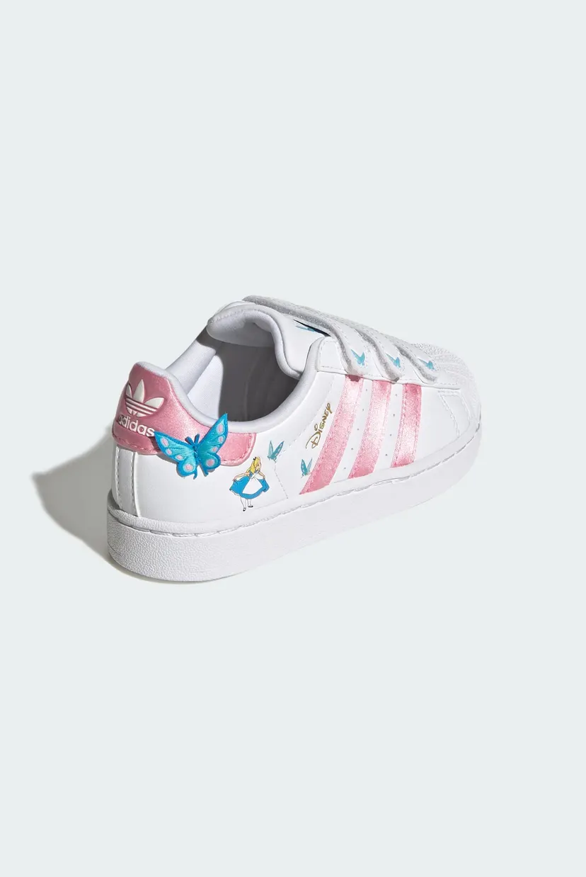 Детские белые сникерсы Adidas Disney Superstar II 5