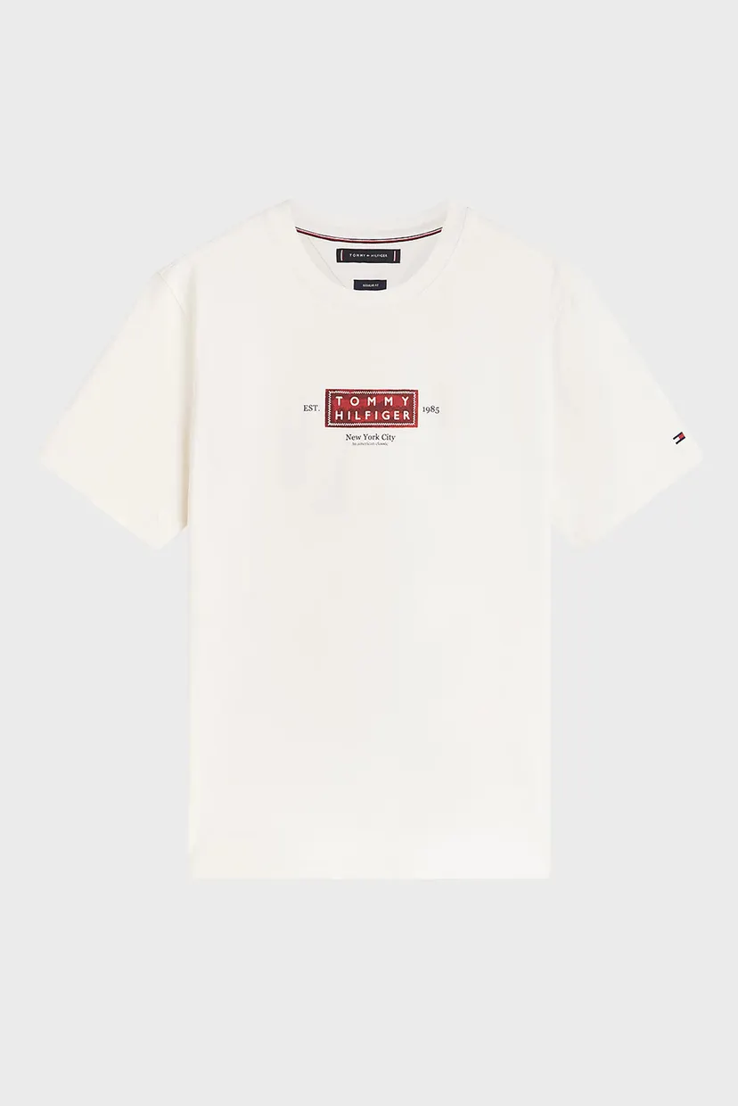 Мужская белая футболка HERITAGE LABEL 5