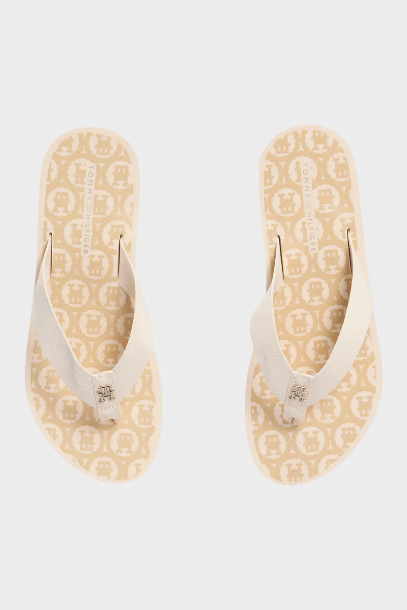 Жіночі бежеві в'єтнамки TH EMBLEM BEACH SANDAL 4