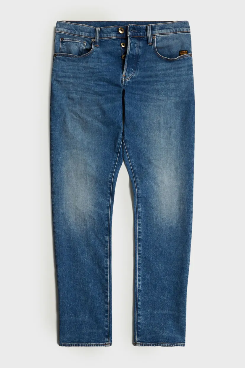 Чоловічі сині джинси 3301 Straight Tapered 5