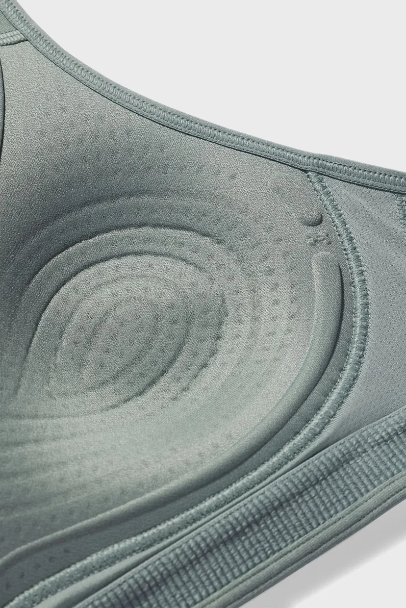 Женский мятный топ UA Infinity Low 2.0 Bra 5