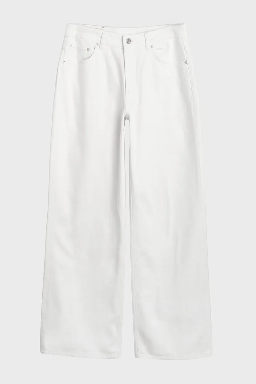 Женские белые джинсы REL STRAIGHT WHITE JEANS 6
