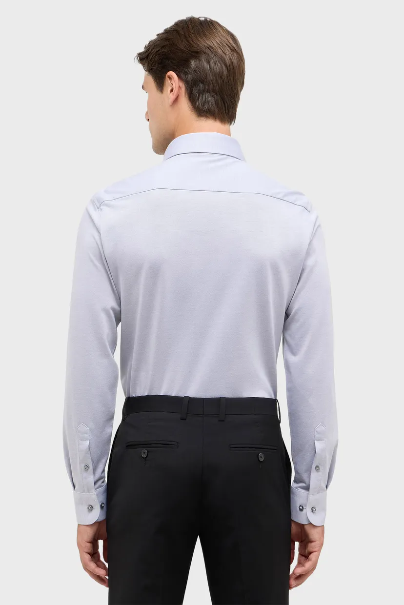 Чоловіча світло-сіра сорочка SLIM FIT 3