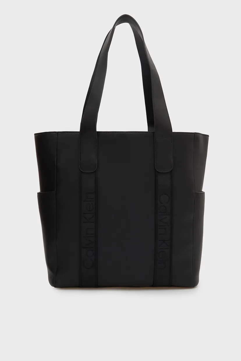 Жіноча чорна сумка STRAP TOTE 4