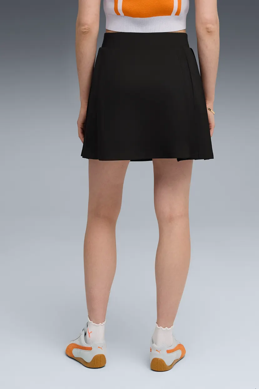 Женская черная юбка Wardrobe Essentials Pleated Skirt Women 3
