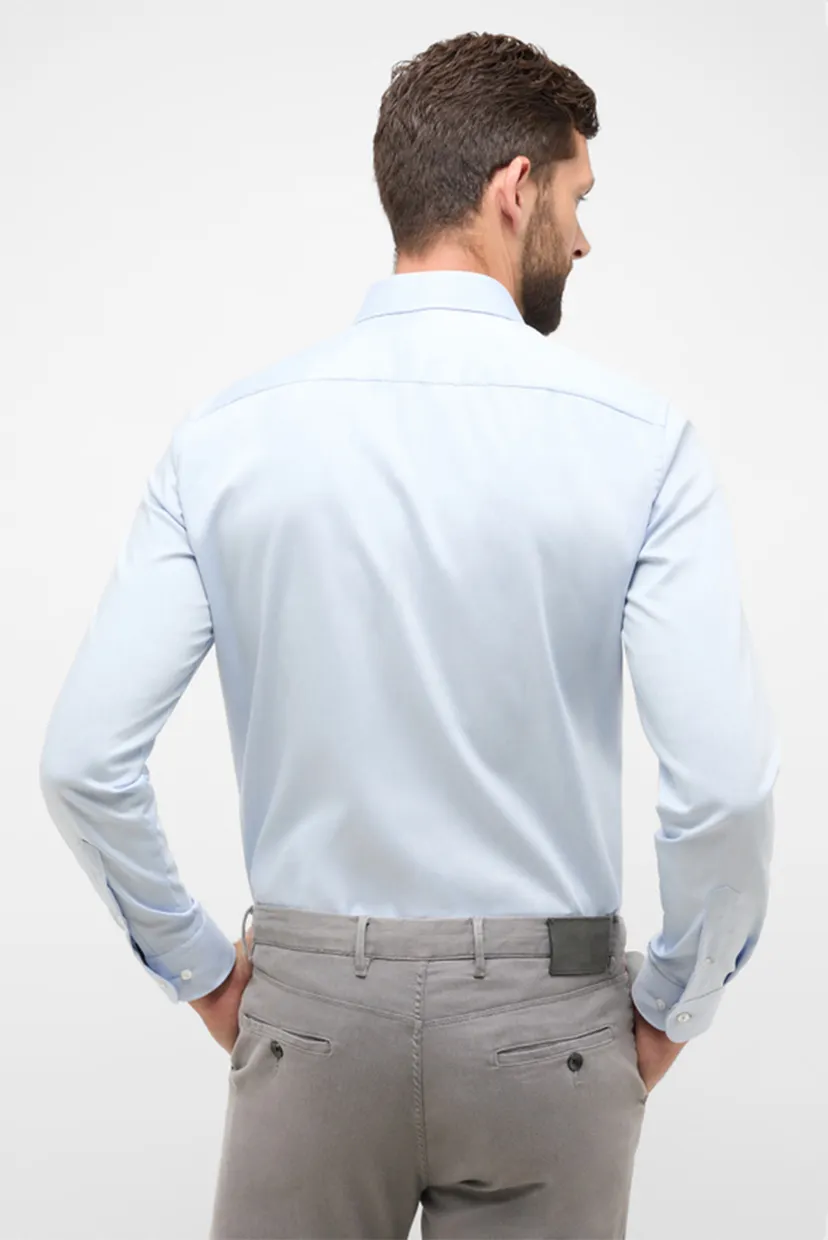 Мужская голубая рубашка SLIM FIT 3