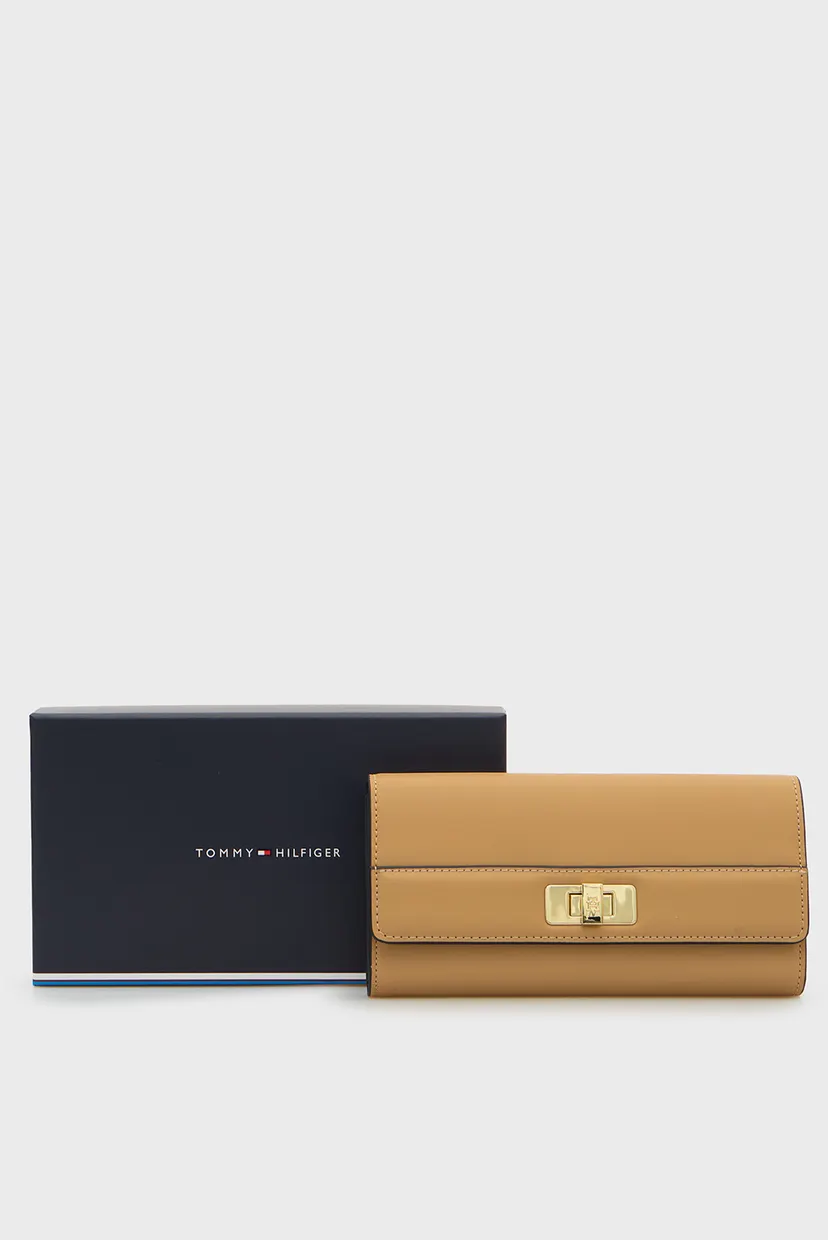 Жіночий бежевий гаманець MODERN LARGE FLAP 5