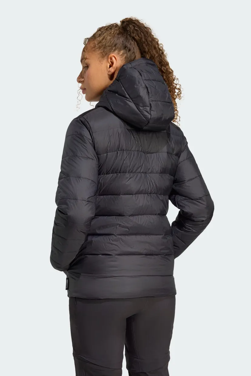 Жіночий чорний пуховик Terrex Multi Essentials CLIMAWARM Light Down Hooded 4